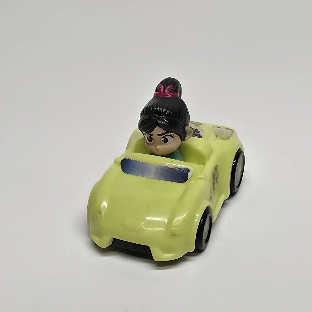 Disney Wreck It Ralph 2 McDonalds Happy Meal Vanellope Yellow Racer Car 2018